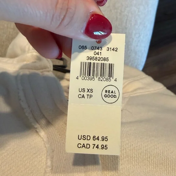 NWT Aerie Women's Lumberjane Oversized
Fleece Shirt Button Down Cream - Picture 3 of 6